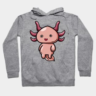 Cartoon Kawaii Axolotl Hoodie